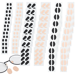 (52) Непрозрачная лаванда 96 пара 3 стиль eva мягкая губка носовая накладка наклейка, d-образная, каплевидная и овальная, для очков противоскользящие аксессуары, разноцветные, 9~19x6~8x1.5 мм, 96 пара