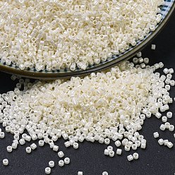 (DBS0203) Кремовый Цейлонский Бусины miyuki delica маленькие, цилиндр, японский бисер, 15/0, (dbs 0203) крем-цейлон, 1.1x1.3 мм, отверстия: 0.7 мм, около 175000 шт / мешок, 50 г / мешок