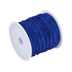 Medium Blue Elastic Cord, Medium Blue, 1mm, about 22.96 yards(21m)/roll