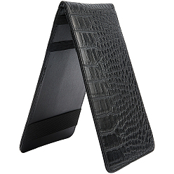 Черный Книга для подсчета очков в гольфе из искусственной кожи, прямоугольные, чёрные, 185x110x8 мм