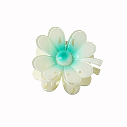 Бирюза Заколки для волос с когтями из смолы, бирюзовые, 80 мм