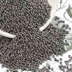 (711) Tarnished Silver Metallic Тохо 11/0 круглые бусины, японский бисер, (711) потускневший серебристый металлик, 2.2 мм, отверстие : 0.8 мм, Около 50000 шт / фунт