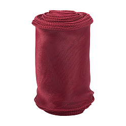 FireBrick 12M Polyester Yarn Tape, for Gift Wrapping, FireBrick, 4-5/8 inch(117mm)~4-3/4 inch(120mm)
