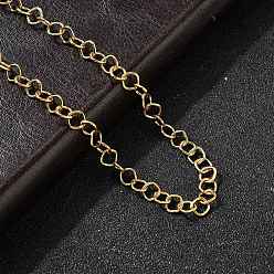 Золотой 5мм 304 ожерелья из нержавеющей стали с ромбовидными звеньями для женщин и мужчин, ионное покрытие (ip), золотые, 17.52 дюйм (44.5 см)
