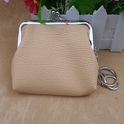 Льняное Полотно Трапециевидная сумка для куклы из искусственной кожи, с железным каркасом кошелька, принадлежности для американских кукол, белье, 70x90 мм