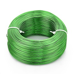 Зеленый лайм Анодированная алюминиевая проволока, гибкая металлическая проволока, гибкий провод ремесла, для бисероплетения, зеленый лайм, 20 датчик, 0.8 мм, 300 м / 500 г (984.2 футов / 500 г)