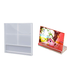 Rectangle Силиконовые формы для фоторамок своими руками, формы для литья смолы, инструменты для производства глиняных ремесел, прямоугольные, 183x185x37 мм