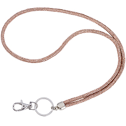 Платина 1Ремешок для удостоверения личности из сплава со стразами, платина, 470 мм