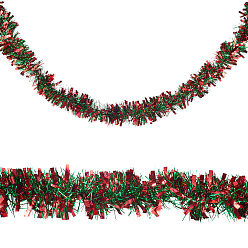 Красный Блестящая мишура для домашних животных, висячая гирлянда, на Рождество / свадьба / украшение дня рождения, красные, 2000x80~90 мм