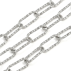Нержавеющая Сталь Цвет 304 цепи из нержавеющей стали, несварные, цвет нержавеющей стали, 17x7.5x1.5 мм