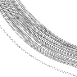 Silver 50g Round Copper Wire Gimp Wire, Flexible Coil Wire, French Wire for Embroidery Projects and Jewelry Making, Silver, 1mm, 18 Gauge