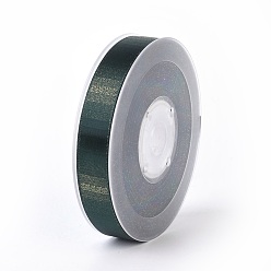 Темно-серый Двухсторонние полиэфирные атласные ленты, темно-серый, 5/8 дюйм (16 мм), о 100yards / рулон (91.44 м / рулон)