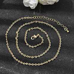 Настоящее золото 18K 2.5ММ латунные цепочки с витыми звеньями в виде знака бесконечности для женщин, долговечный, стойки покрытие, без свинца и без кадмия, реальный 18 k позолоченный, 18.66 дюйм (47.4 см)