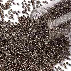 (PF556) PermaFinish Mauve Metallic Toho runde Rocailles, japanische Rocailles, (pf 556) permafinish mauve metallic, 15/0, 1.5 mm, Bohrung: 0.7 mm, über 3000pcs / Flasche, 10 g / Flasche