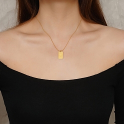 Телец Стильные ожерелья из нержавеющей стали с прямоугольным кулоном со знаком зодиака для женщин, золотые, Телец