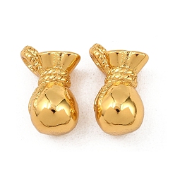 Золотой 304 подвески из нержавеющей стали, брелок в виде мешочка из мешковины, золотые, 18.5x10x12 мм, отверстие : 3x2 мм