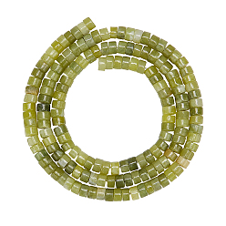 TaiWan Jade Natural TaiWan Jade Beads Strands, Heishi Beads, Flat Round/Disc, 4x2mm, Hole: 0.6mm, about 149~171pcs/Strand, 15.35 inch~15.55 inch(39~39.5cm), 1strand