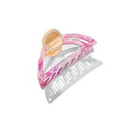 Сэнди Коричневый Заколки для волос в форме когтей из ацетата целлюлозы, аксессуары для волос для женщин и девочек, песчаный коричневый, 77x41 мм