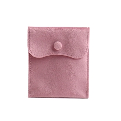 Фламинго Бархатные чехлы, сумка для хранения ювелирных изделий, для браслетов, Кольца, , прямоугольные, фламинго, 12x10 см