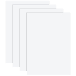 Прозрачный Термоклеевые полоски на основе смолы ЭВА для переплета книг, прозрачные, 299x209x1 мм