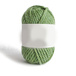 Бледно-Зеленый Шерстяная пряжа, для ткачества, вязание крючком, бледно-зеленый, 5 мм, около 54.68 ярдов (50 м) / моток