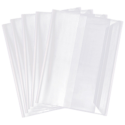 Прозрачный 10шт. пластиковые обложки для книг, прямоугольные, прозрачные, 315x215x0.1~0.2 мм