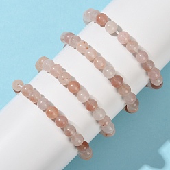 Golden Silk Jade 8Мм натуральные золотые шелковые нефритовые браслеты из нефрита из Синьцзяна с круглыми бусинами для женщин, внутренний диаметр: 1-7/8 дюйм (4.75 см)