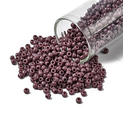 (52) Opaque Lavender Тохо 8/0 круглые бусины, японский бисер, (52) непрозрачный лавандовый, 3 мм, отверстие : 1 мм, Около 1111 шт / 50 г