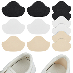(52) Непрозрачная лаванда 6 наборы 3 цвета самоклеящиеся нескользящие накладки на обувь из искусственной кожи, противоскользящие наклейки для защиты подошвы, разноцветные, 48~59x85~70x1 мм, 2 наборы / цвет
