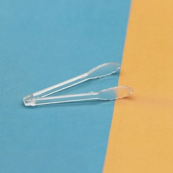 Прозрачный Пластиковые миниатюрные украшения, аксессуары для кукольного домика с микро-ландшафтом, выщипывать пинцетом, прозрачные, 37 мм