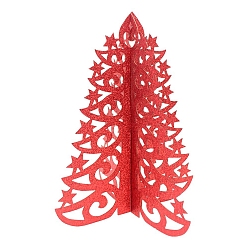 Красный Бумажные украшения для рождественской елки, красные, 180x144 мм