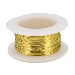 Mixed Color Round Copper Jewelry Wire, Lead Free & Cadmium Free & Nickel Free, Long-Lasting Plated, with Spool, Mixed Color, 22 Gauge, 0.6mm, about 19.68 Feet(6m)/roll