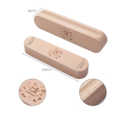 Tool Древесина полосатая, прямоугольные, швейные инструменты, старинный белый, инструмент, 240x59x40 мм