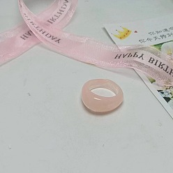 Розовый 1пальцевые кольца из акрила для женщин, туманная роза, внутренний диаметр: 18 мм