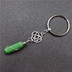 Зеленый Авантюрин Зеленый авантюрин брелок, конус, 3.2 см