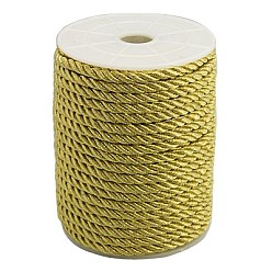 Dark Khaki Twisted Nylon Thread, Dark Khaki, 5mm, about 18~19yards/roll(16.4m~17.3m/roll)