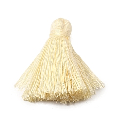 Кукурузный Шелк Хлопковые подвески с кисточками, цвет колоса кукурузы, 45~48x30~36 мм