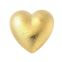 Настоящее золото 18K 304 подвески из нержавеющей стали, сердце прелести, ионное покрытие (ip), реальный 18 k позолоченный, 29.5x29.5x8 мм, отверстие : 5.5x3 мм