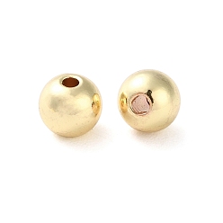 Настоящее золото 14K Рейка из латунной проставки, долговечный, без свинца и без кадмия, круглые, реальный 14 k позолоченный, 5.8x5 мм, отверстие : 1.6 мм