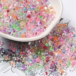 (52) Непрозрачная лаванда Бисер из стекла , арахис, разноцветные, 5.5~6x3~3.5x3 мм, отверстие : 1~1.2 мм, Около 4000 шт / фунт