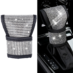 Кристалл 2шт. накладки на ручной тормоз из искусственной кожи, со стразами, кристалл, 118x92x26 мм