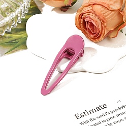 Фламинго Заколки для волос из кожи аллигатора в форме капли, аксессуары для волос для женщин и девочек, фламинго, 55 мм