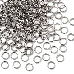 Нержавеющая Сталь Цвет 304 из нержавеющей стали разрезные кольца, цвет нержавеющей стали, 8x1.5 мм, внутренний диаметр: 6.5 мм, о 1000 шт / комплект