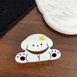 Собака Заколки для волос в форме когтей из ацетата целлюлозы, аксессуары для волос для женщин и девочек, животные, собака, 96x57 мм