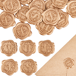 Letter 100шт 5 стили алфавит клей воск печать наклейки, для запечатывания конвертов, буквы, 25 мм, 20 шт / стиль