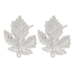 Платина Изделия из латуни, без кадмия, без никеля и без свинца, с петлей, лист, платина, 21.5x18 мм, отверстие : 1 мм, штифты : 0.8x11.5 мм