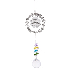 Разноцветный Призмы из сплава и стекла для ловли солнца, для дома спальня подвесные украшения, следуй, красочный, 480 мм