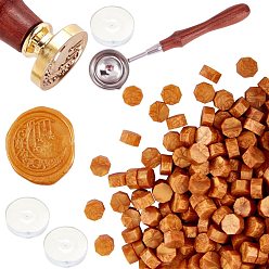 Луна DIY альбом, латунная сургучная печать заготовка штемпельной головки и наборы деревянной рукоятки, ложка для плавления сургучной печати, частицы свечи и сургуча, луна, 90 мм