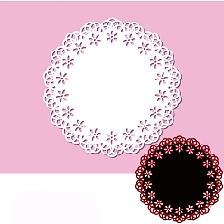 Цветок Углеродистая сталь разрезает трафареты, для diy scrapbooking, Фотоальбом, декоративная бумага для тиснения, цветок, 80x80 мм