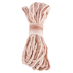 Верблюжий Хлопковый шнур градиентного цвета, для diy craft, верблюжие, 3.5 мм, около 21.87 ярдов (20 м) / пачка